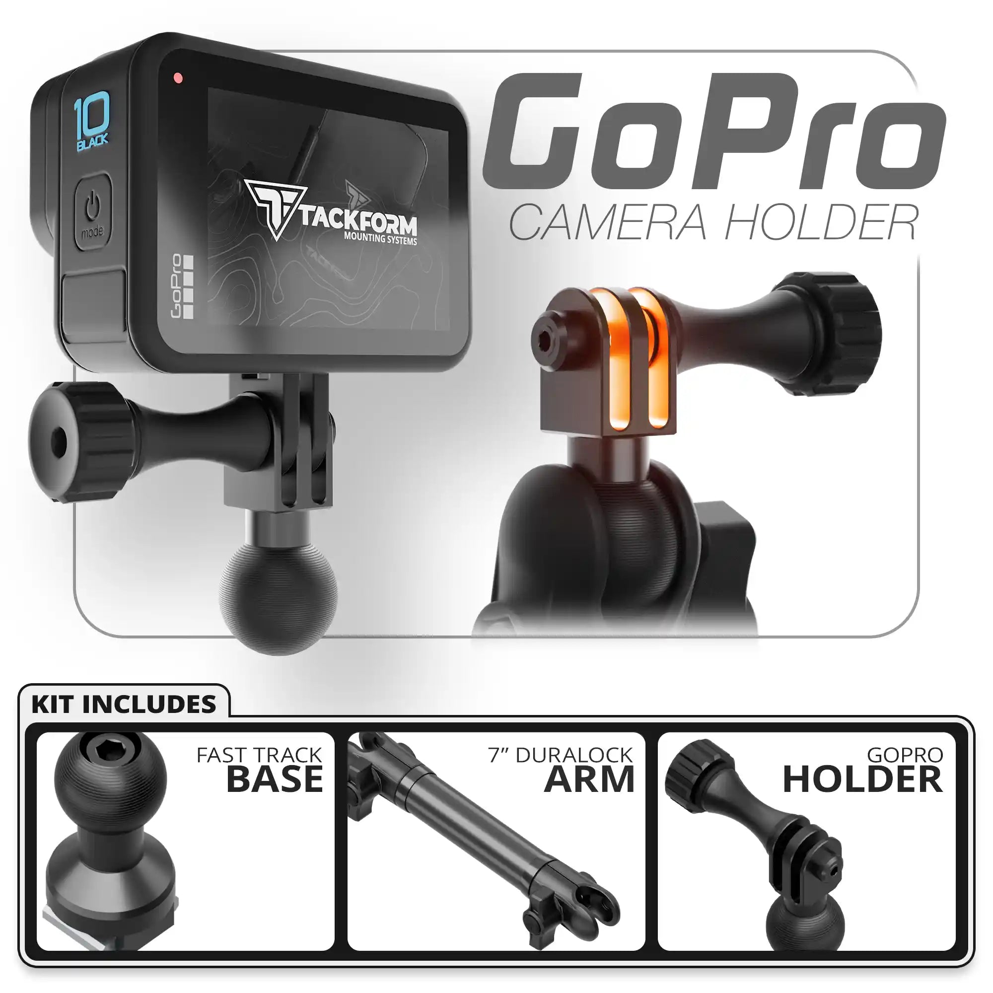 GoPro | TRAXX™ - Fast Track Base | 7" DuraLock Arm