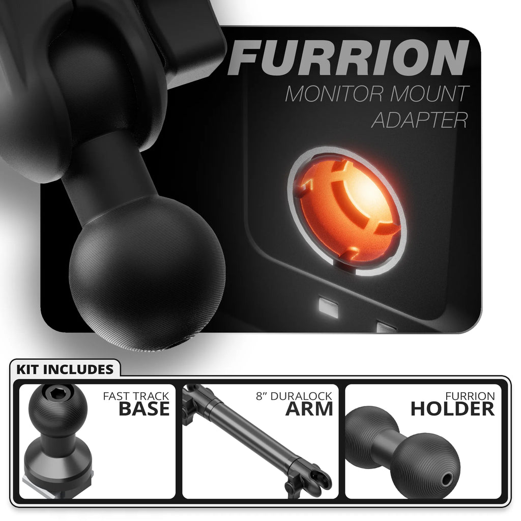 Furrion | TRAXX™ - Fast Track Base | 8" DuraLock Arm