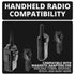 Magnetic Belt Clip Receiver for Handheld Radios