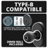 Universal Spring-Loaded CB Microphone Holder with 20mm Metal Ball