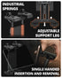 Heavy Duty Seat Rail/Floor Bolt Mount | 20"-24" Aluminum Telescoping Arm | SLATE Tablet Holder