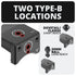 2024+ Toyota Tacoma (8" & 14" Screen) & 2025+ Toyota 4Runner LINK™ Dash Clip with 20mm Metal Ball & Dovetail