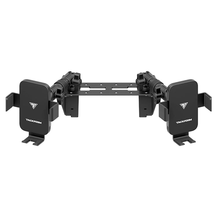 TRAXX™ - Fast Track Dash Bracket With Dual Wireless Charging Phone Mounts | ‘15-‘20 Ford F-150, ‘17-‘22 Super Duty, ‘18-‘21 Expedition (See Compatibility Info For Year/Trim Details)