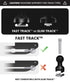 TRAXX™ - Fast Track  Base Mount | QI Wireless Charging Phone Holder | 5" Aluminum DuraLock Arm