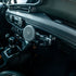 Lifestyle image of 2024+ Jeep Phone Mount with MagSafe-compatible iPhone holder for Passenger Side Grab Bar