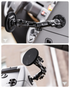 Heavy Duty Commercial Drill Base Mount with Magnetic Tablet Holder | Choose Your Arm Length
