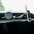 Black Tackform MagSafe compatible magnetic phone mounts attached to all-metal dash clip installed in a GMC Sierra