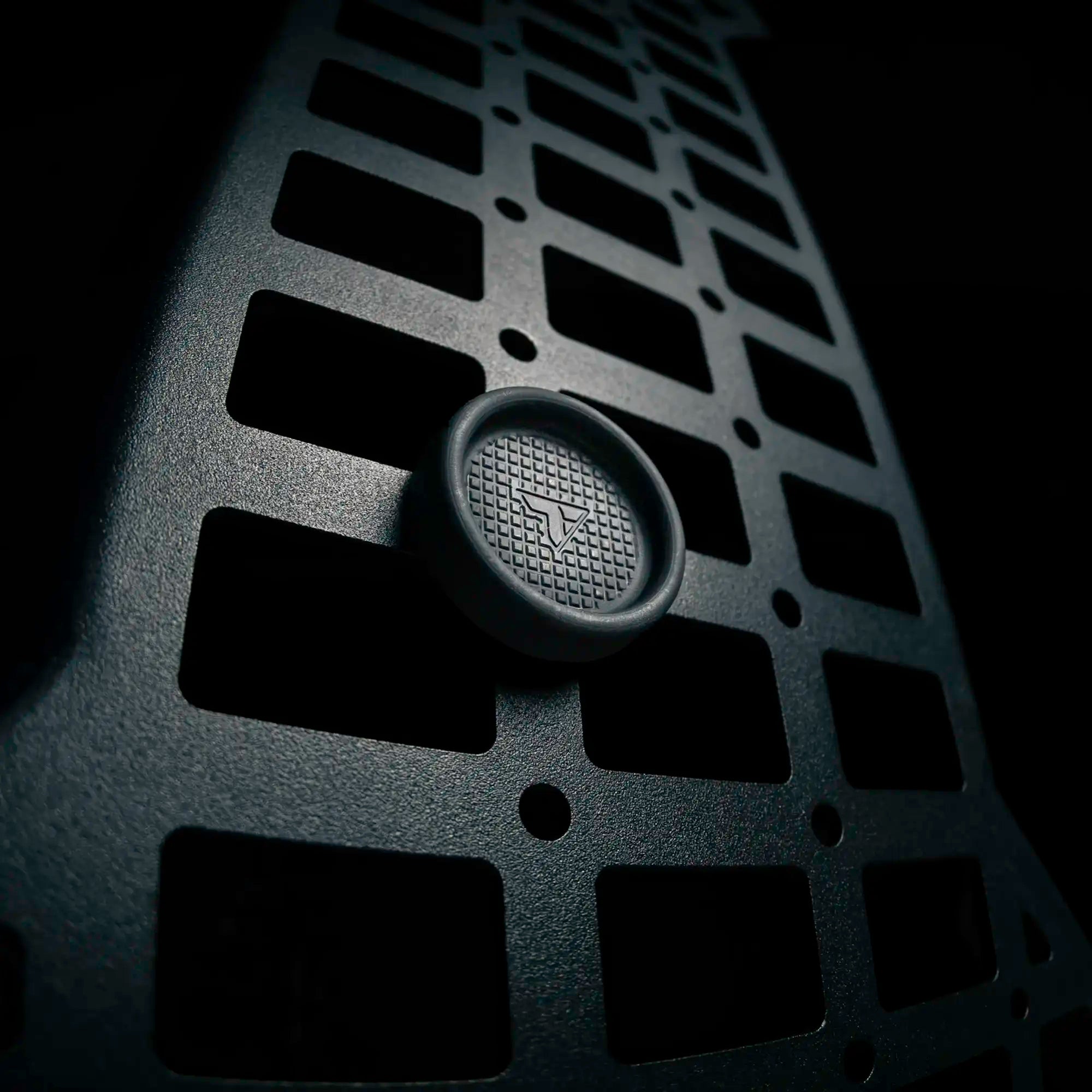 Magnetic MOLLE panel mount for CB mics and handheld radios