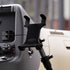 Heavy Duty Seat Rail/Floor Bolt Mount | 20"-30" Aluminum Telescoping Arm | Tablet Holder