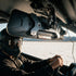 All-Metal Side-by-Side Wolfbox Rearview Dash Cam Mirror Mount installed in Polaris RZR Pro R