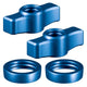Billet Knob and Ring Accent Kits ( 2 Knobs, 2 Rings Included ) | Compatible with Tackform DuraLock™ Arms Only