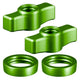 Billet Knob and Ring Accent Kits ( 2 Knobs, 2 Rings Included ) | Compatible with Tackform DuraLock™ Arms Only
