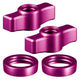 Billet Knob and Ring Accent Kits ( 2 Knobs, 2 Rings Included ) | Compatible with Tackform DuraLock™ Arms Only