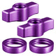 Billet Knob and Ring Accent Kits ( 2 Knobs, 2 Rings Included ) | Compatible with Tackform DuraLock™ Arms Only