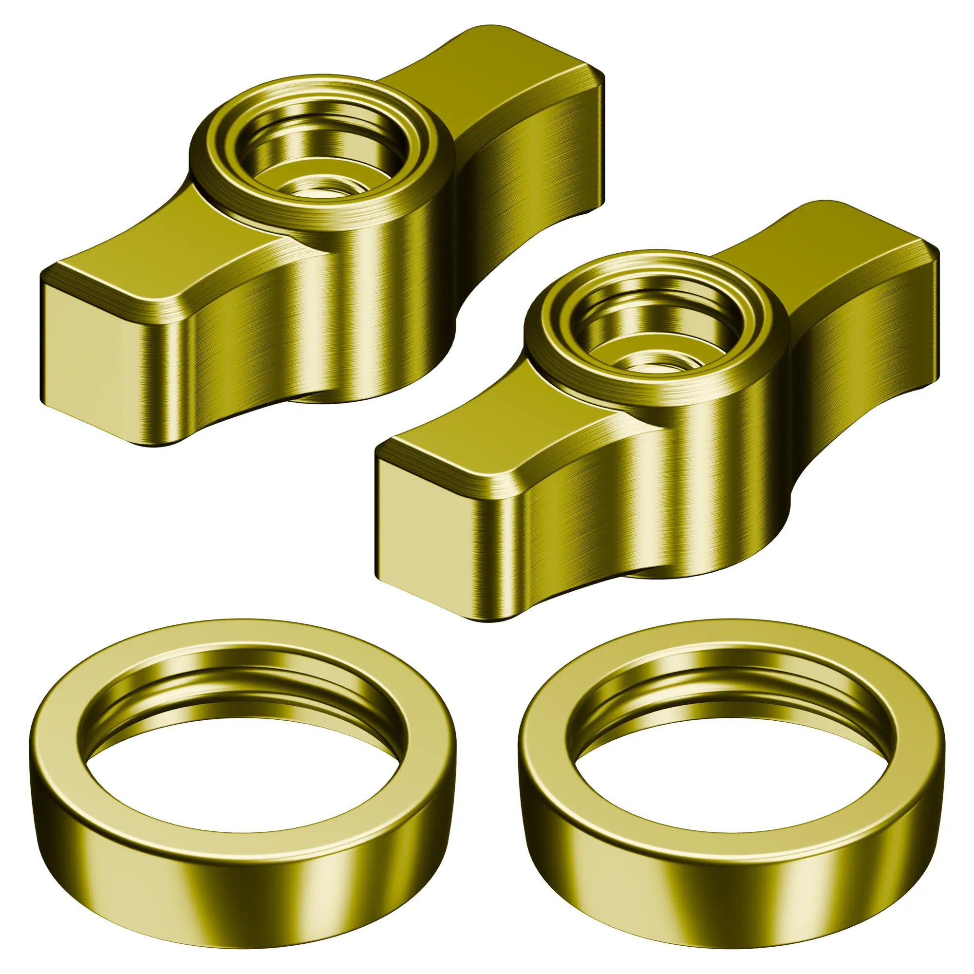 Billet Knob and Ring Accent Kits ( 2 Knobs, 2 Rings Included ) | Compa ...