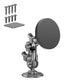 Heavy Duty Commercial Drill Base Mount with Magnetic Tablet Holder | Choose Your Arm Length