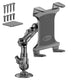 Heavy Duty Commercial Drill Base Mount | Composite Tablet Holder | Choose Your Arm Length