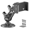Heavy Duty Commercial Drill Base Mount | All-Metal Spring Phone Holder | Choose Your Arm Length