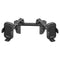 TRAXX™ - Assault Track Picatinny Dash Bracket With Dual Wireless Charging Phone Mounts | 2022 Ford Super Duty (Compatible With 12” Screen ONLY)