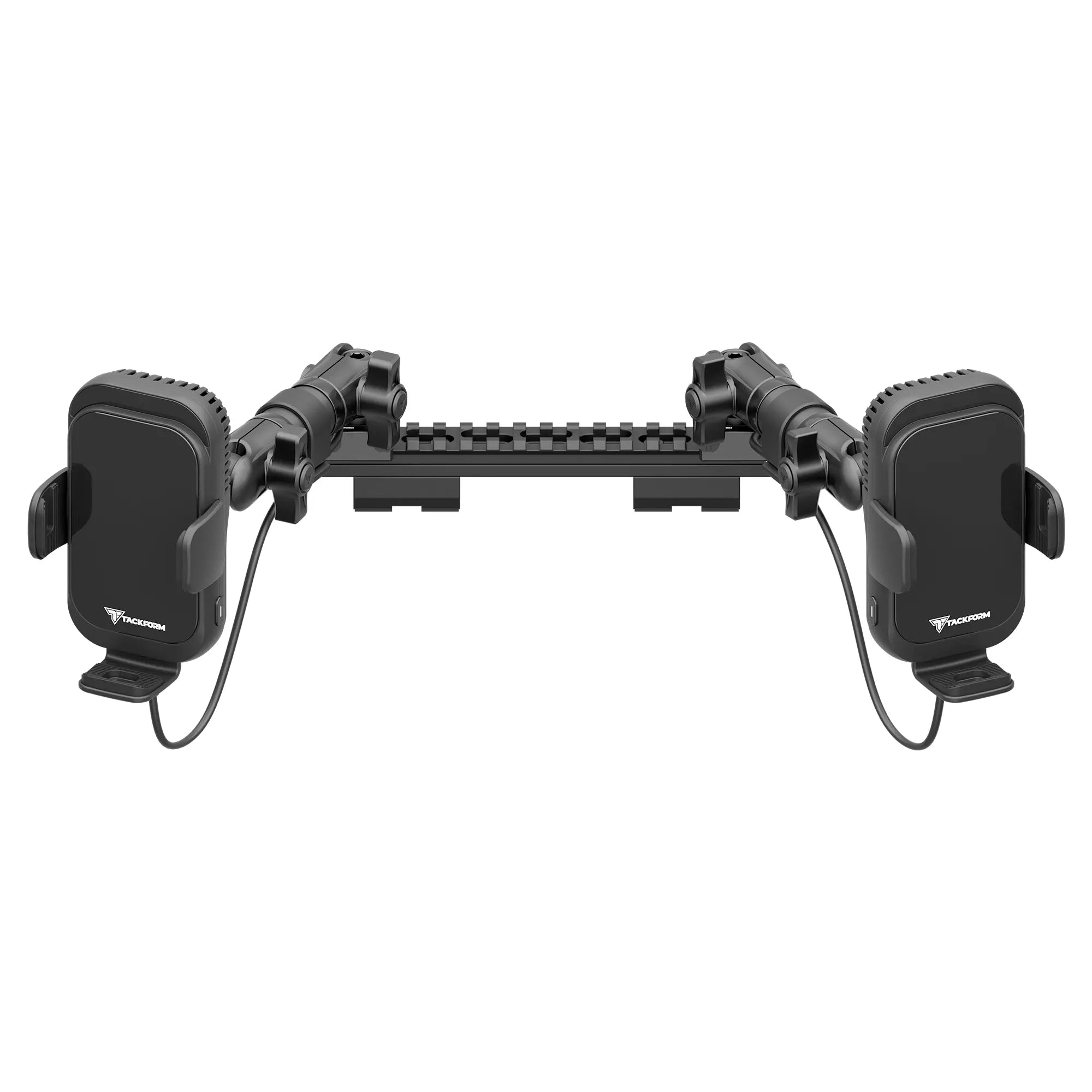 TRAXX™ - Assault Track Dash Bracket With Dual Wireless Charging Phone Holders | 2019-2023 Ford Ranger (WITHOUT Switch Panel)