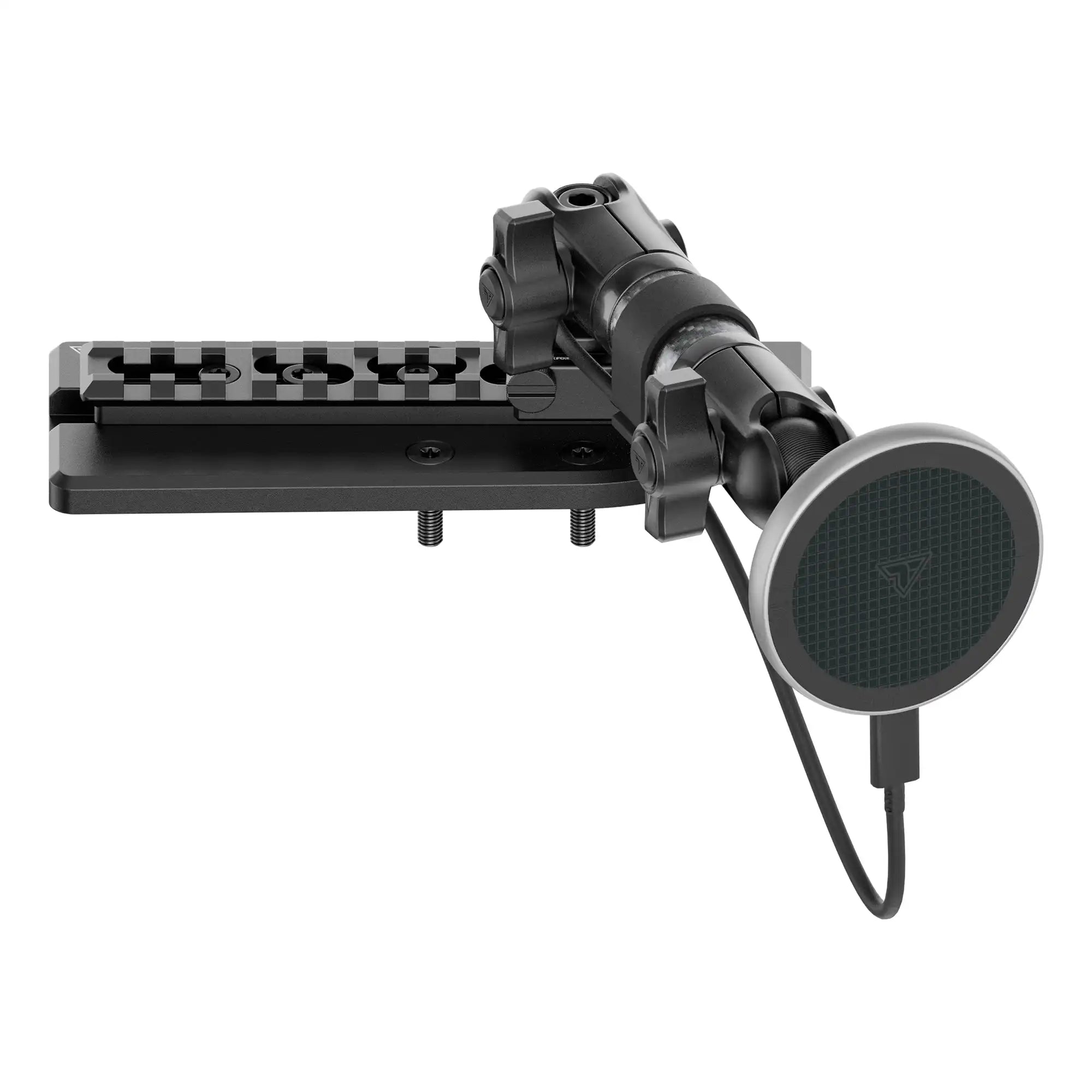 2024+ Jeep Wrangler JL & Gladiator (Not Compatible With 4xe) Tackform Assault Track Picatinny Dash Bracket With MagSafe Charging Phone Mount | Passenger Side