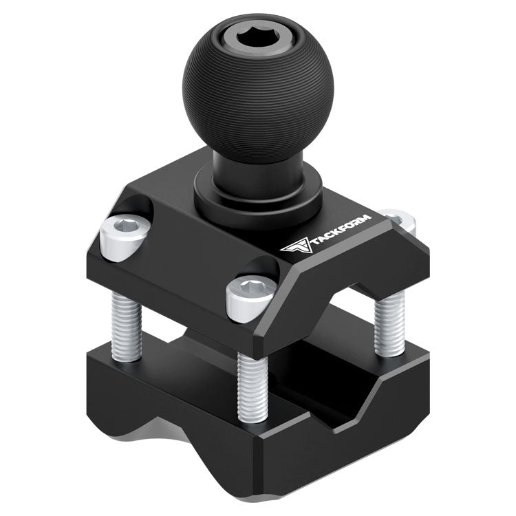 3/8" - 5/8" Bar Clamp Mount | Dual Type-B Connections | 20mm Ball & Dovetail/Flange