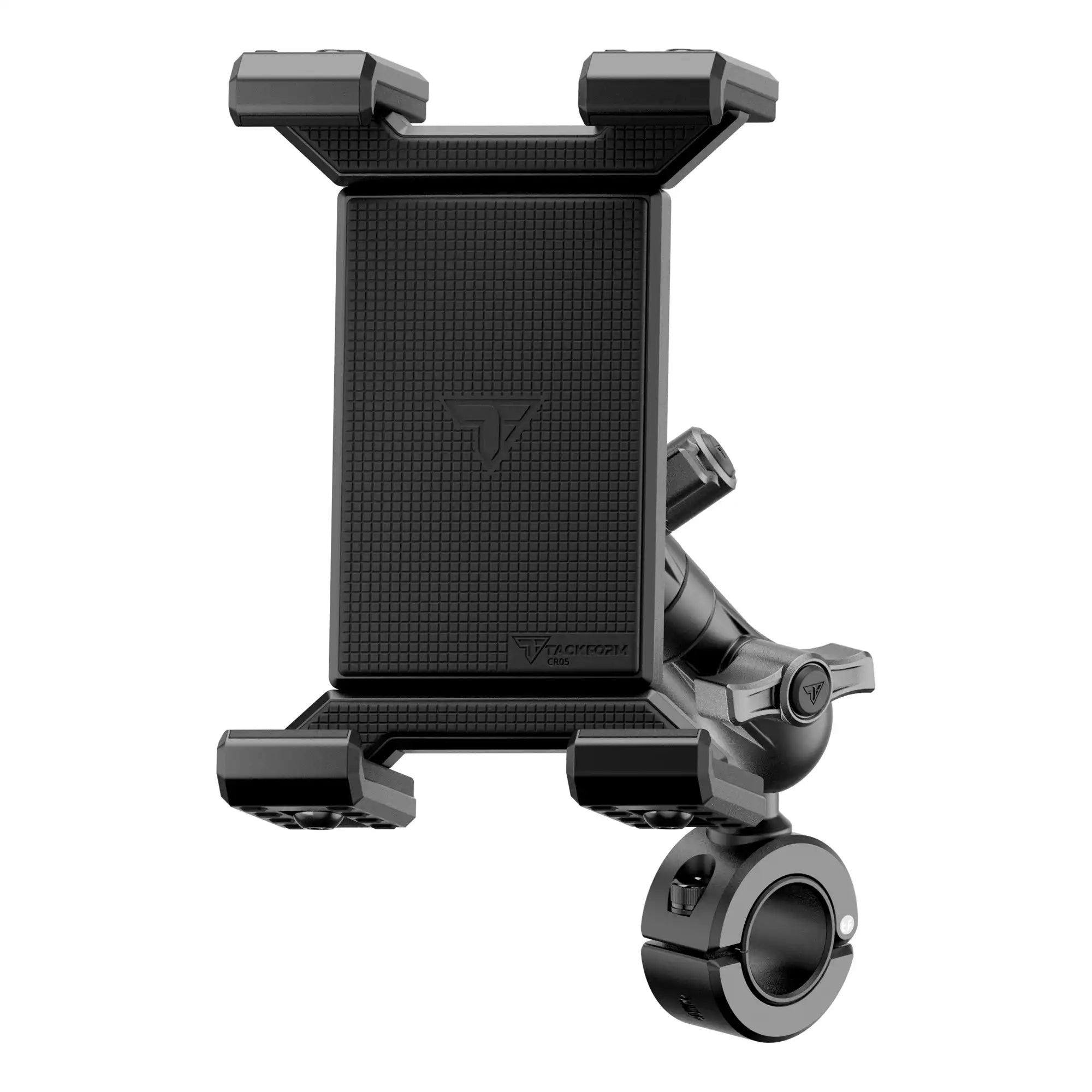 Product image of Polaris RZR All-Metal Spring-Loaded Tablet Mount for Roll Cage, Harness Bar, U-Bar with 4.25 inch arm.