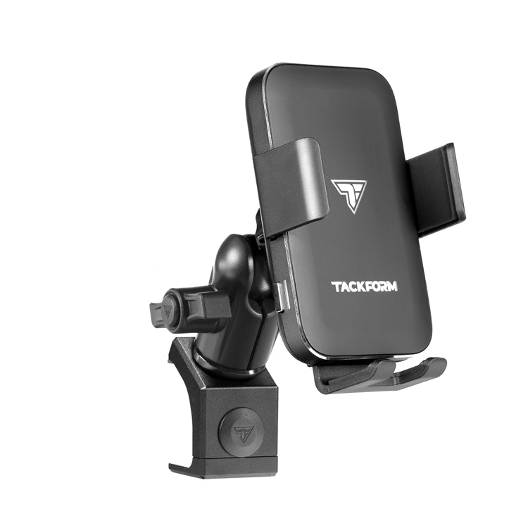 DC12-QI| Short Reach Wireless Charging Phone Mount w/ Top Dash Clip for 6th Gen Ford Bronco