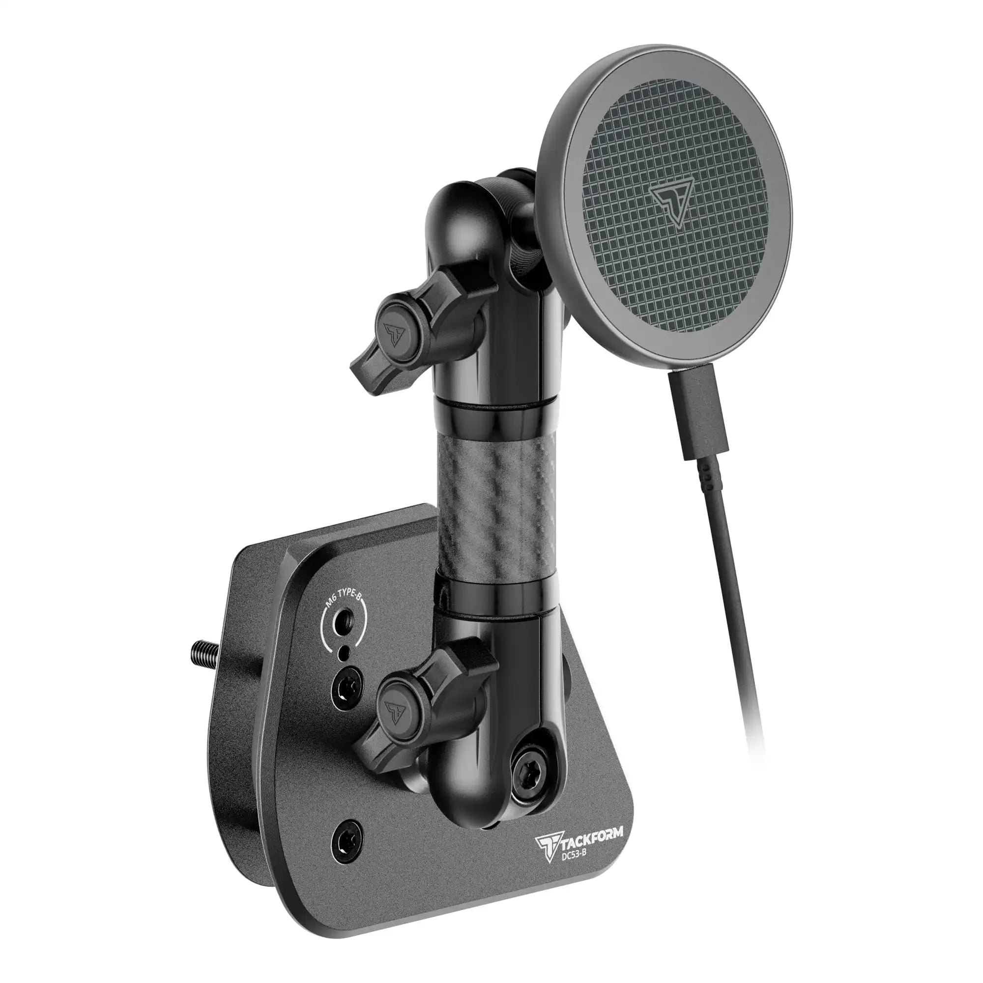 Product image of Ford Transit MagSafe iPhone charging phone mount with carbon fiber tube arm
