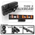 Auxbeam Holder | Fast Track Base | 2" Arm | Choose Panel Type