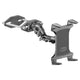 Forklift Pillar/Guard Mount with Composite Tablet Holder | Choose Your Arm Length