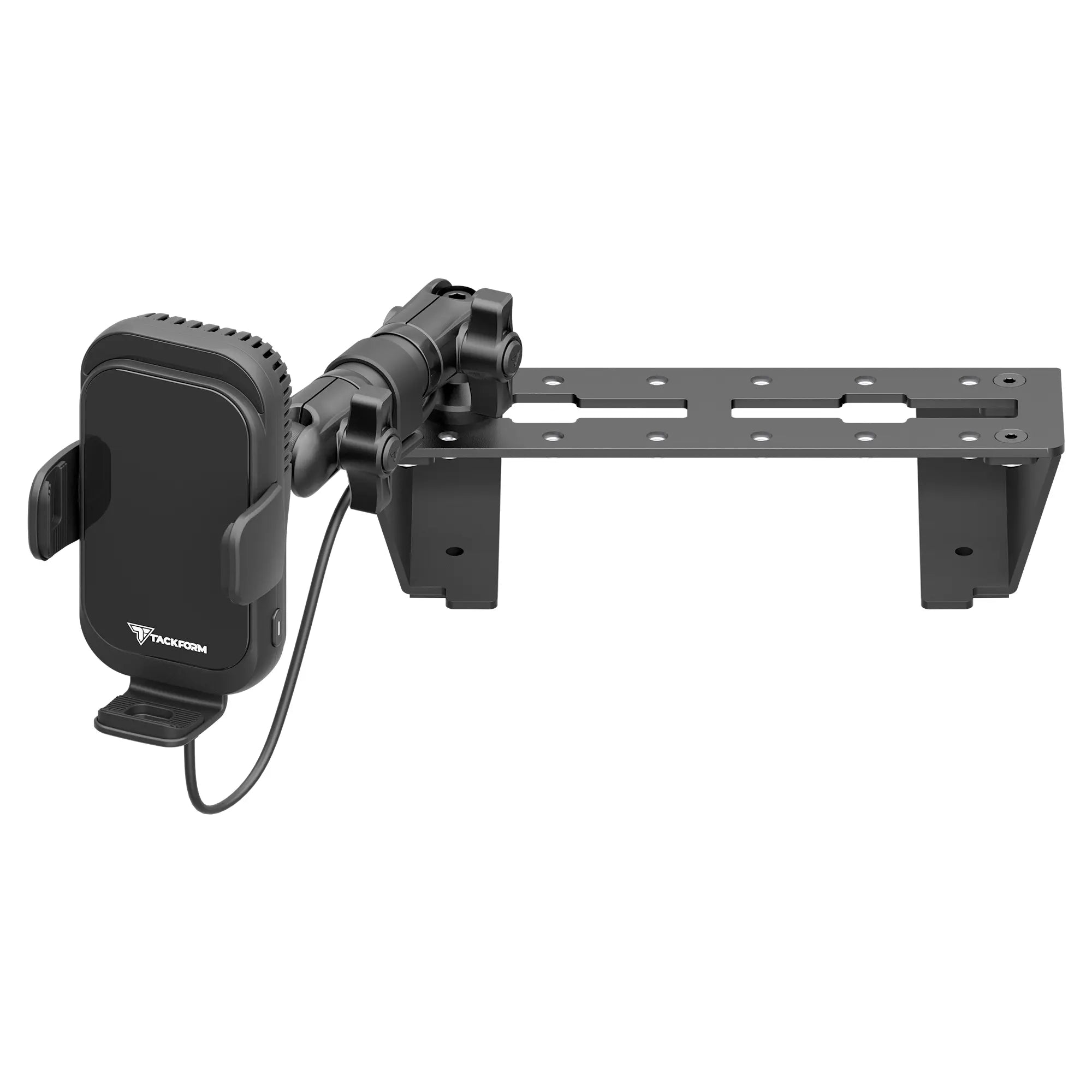 TRAXX™ - Fast Track Dash Bracket With Wireless Charging Phone Mount | ‘15-‘20 Ford F-150, ‘17-‘22 Super Duty, ‘18-‘21 Expedition (See Compatibility Info For Year/Trim Details)