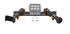 TRAXX™ - Fast Track Dash Bracket With Dual Phone Mounts and Switch Panel Mounting Hardware Kit | 2021-2025 Ford Bronco & Bronco Raptor (Non-Sport)