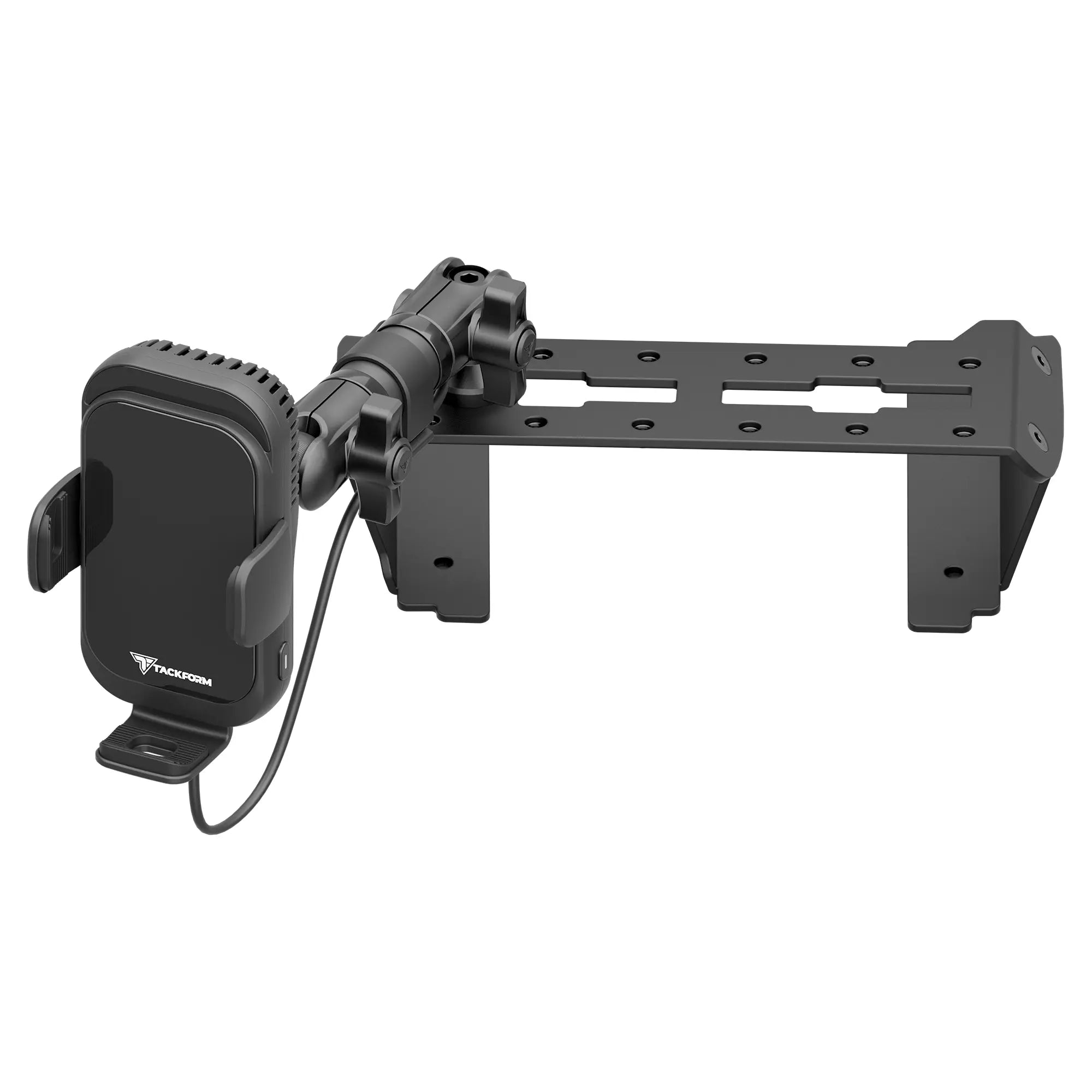 TRAXX™ - Fast Track Dash Bracket With Wireless Charging Phone Mount | 2022 Ford Super Duty (Compatible With 12” Screen ONLY)