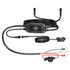 Dual Motorcycle Auxiliary LED Lights | 6000 Lumens, 60 Watt, 3000-6000 Kelvins | 7/8" to 1 1/4” Bars | Black