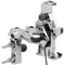 Chrome Motorcycle Adventure Phone Cradle | Wireless Charging and Vibration Dampening | Dual 20mm Ball - Perch / Brake / Clutch Reservoir Mount | 3.5" DuraLock™ Arm