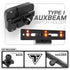 Auxbeam Holder | Assault Track Picatinny Base | Choose Arm Length & Panel Type