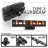 Auxbeam Holder | Assault Track Picatinny Base | Choose Arm Length & Panel Type