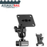  Assault Track (Picatinny) Base Mount | 2" Long Arm | AMPS Holder