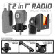 CB Radio/Microphone Holder | TRAXX™ - Assault Track Picatinny Base | 7" DuraLock Arm