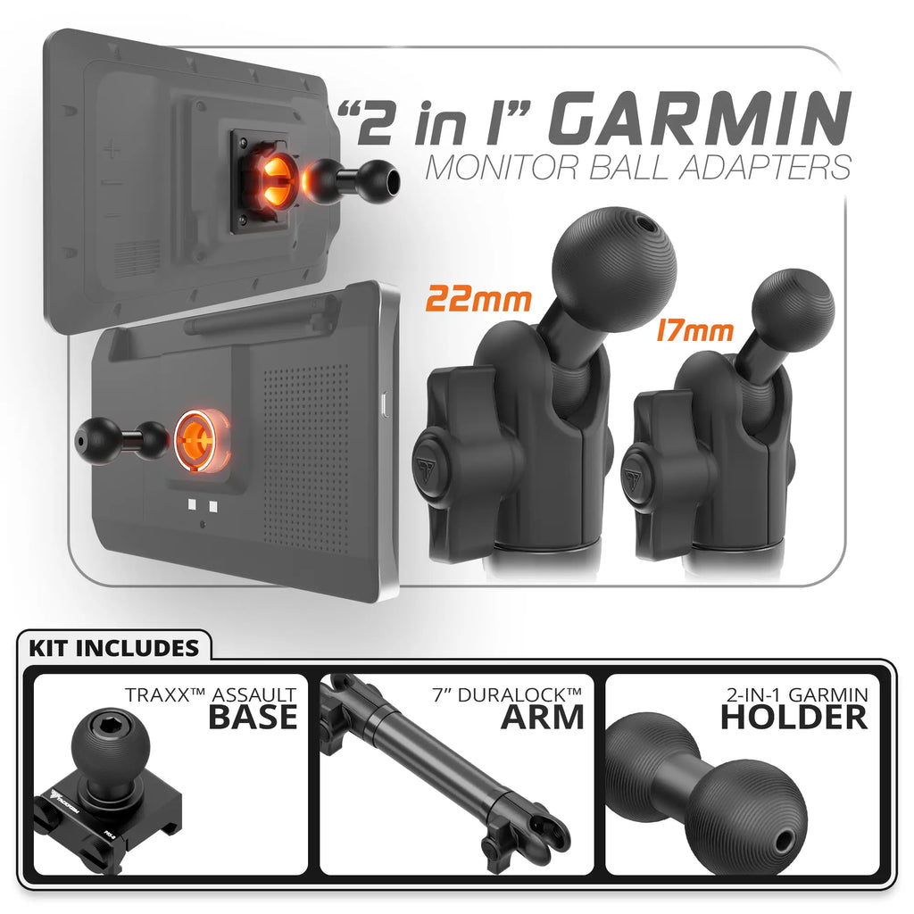 Garmin | TRAXX™ - Assault Track Picatinny Base | 7" DuraLock Arm
