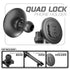 Quad Lock MAG™ Phone Holder | TRAXX™ - Assault Track Picatinny Base | 7" DuraLock Arm