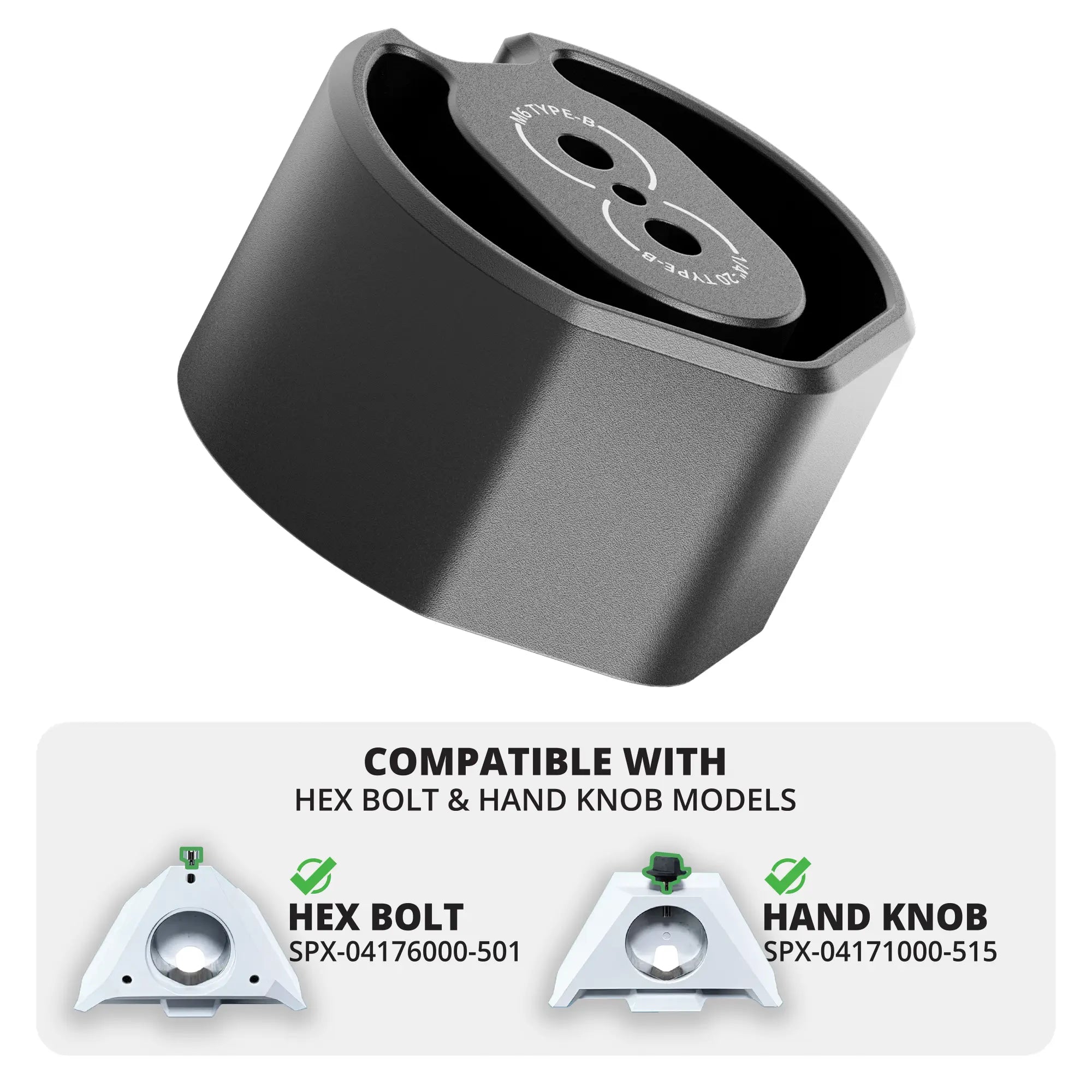 Type-B Pipe Adapter For Use With Starlink® Mini | Includes 20mm & 26mm Metal Ball