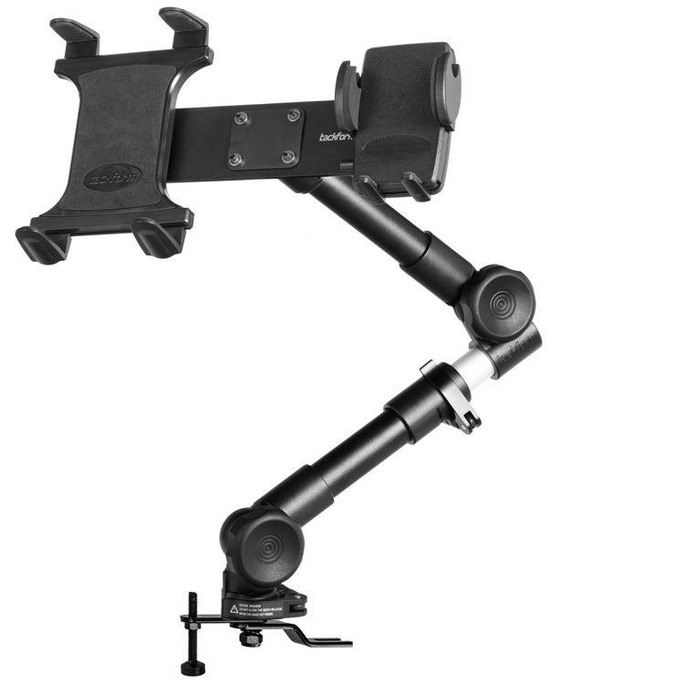 Heavy Duty Seat Rail Mount | Phone and Tablet Holder | 20"-24" Aluminum Telescoping Arm | AMPS Connection