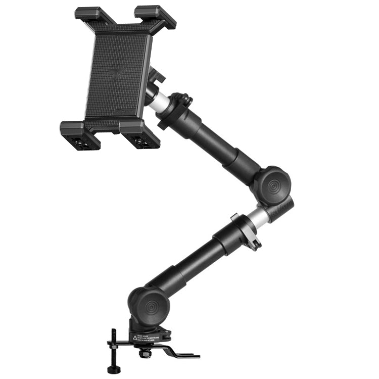 Heavy Duty Seat Rail/Floor Bolt Mount | 20"-30" Aluminum Telescoping Arm | SLATE Tablet Holder