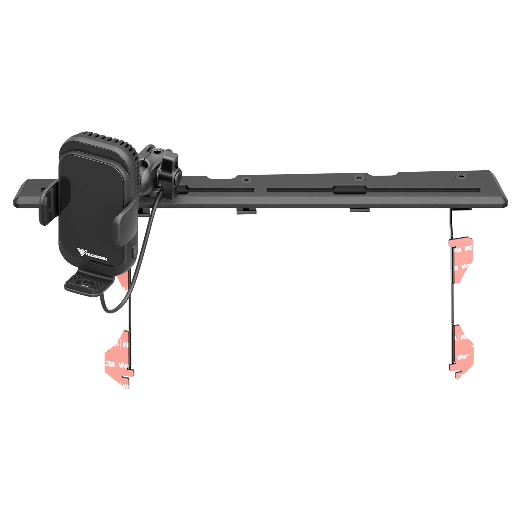 TRAXX™ - Slim Track Dash Bracket With Wireless Charging Phone Mount | 2016 - 2023 Toyota Tacoma
