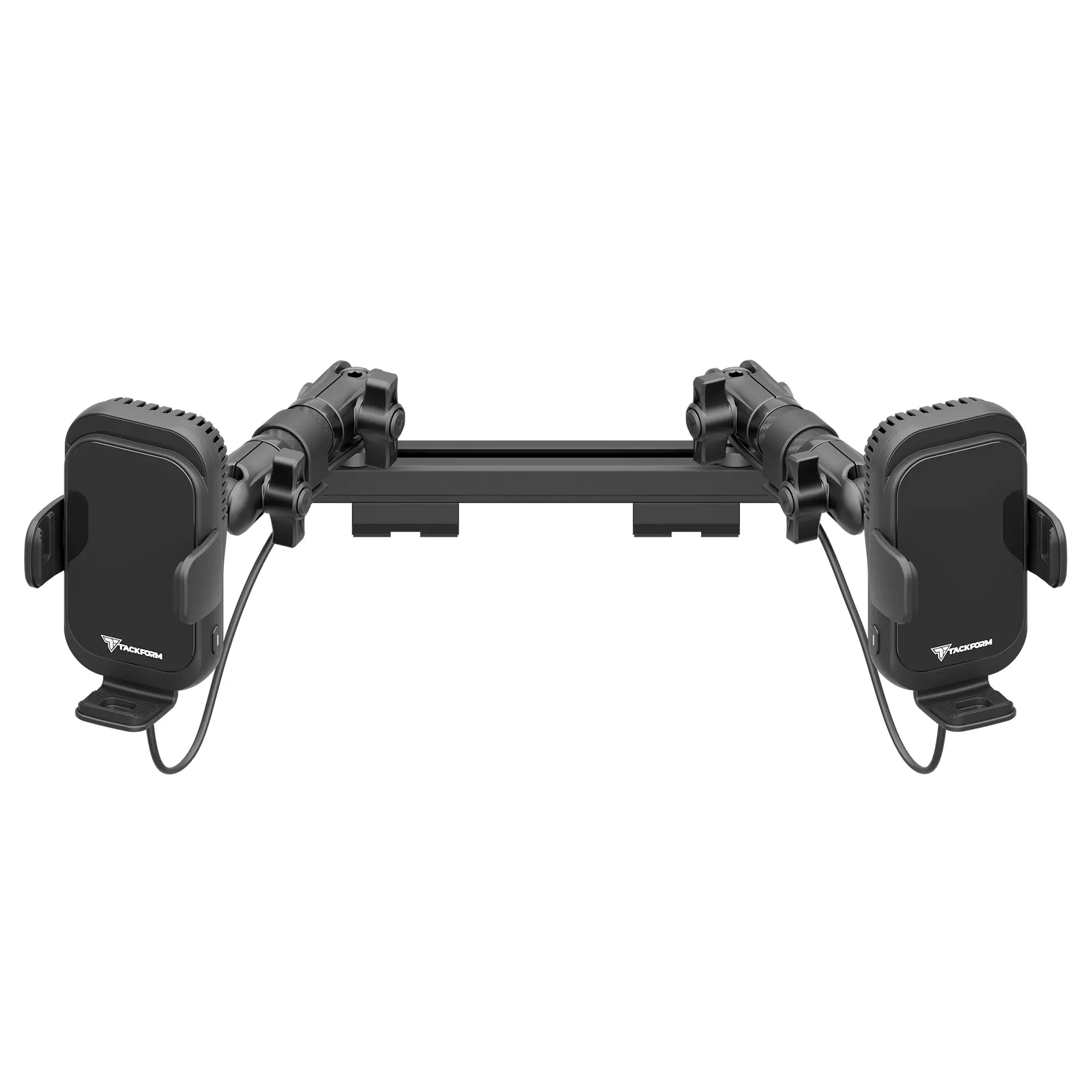 TRAXX™ - Slim Track Dash Bracket With Dual Wireless Charging Phone Holders | 2019-2023 Ford Ranger (WITHOUT Switch Panel)