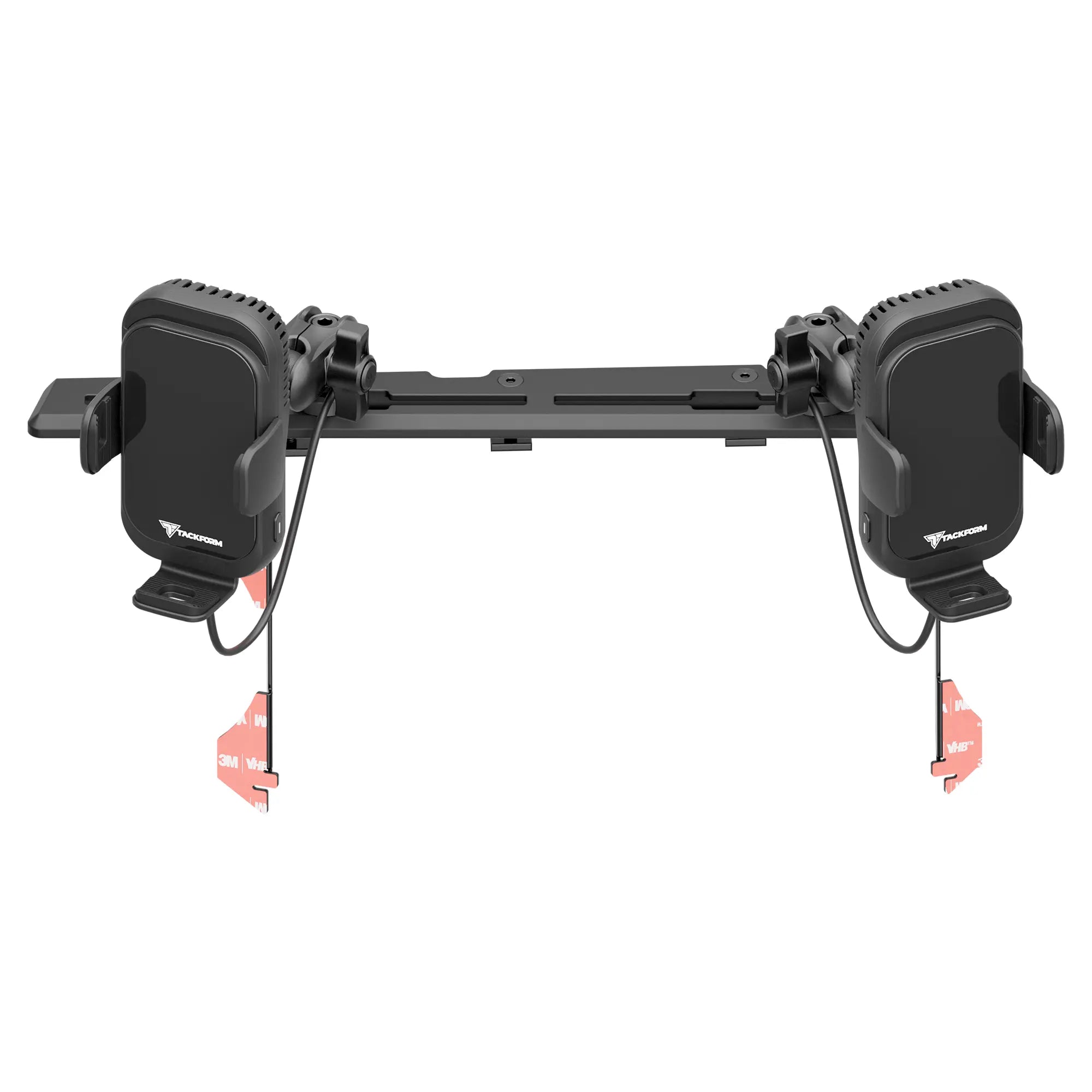 TRAXX™ - Slim Track Dash Bracket With Dual Wireless Charging Phone Mounts | 2016 - 2023 Toyota Tacoma