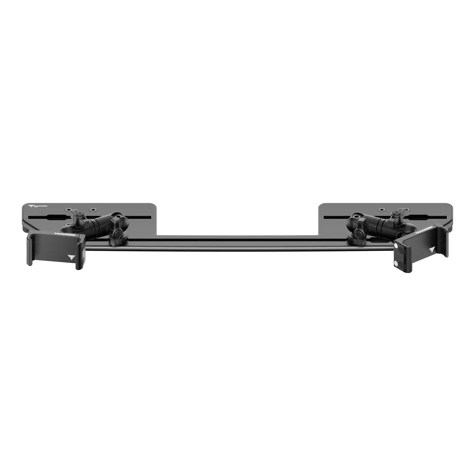 all-metal jeep wrangler gladiator dash bracket with dual phone mounts