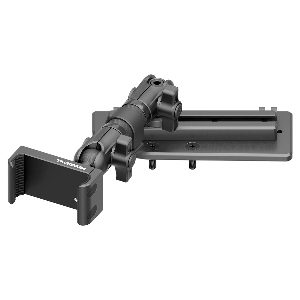 TRAXX™ - Slim Track Dash Bracket With 20LITE Phone Mount | Driver Or Passenger Side (Reversible) | 2024 - 2025 Jeep Wrangler JL & Gladiator JT (Not Compatible With 4xe)